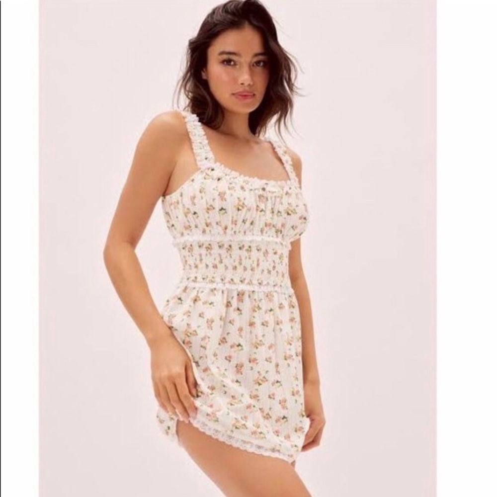 For Love & Lemons Lola pointelle dress